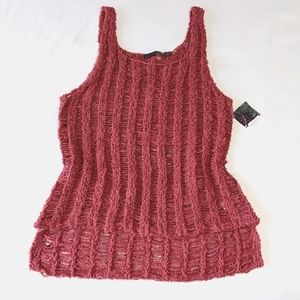JW Style Sleeveless Knit Top New